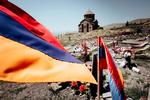 Sisian, 24 giugno 2021. Cimitero dei caduti militari delle tre guerre del Nagorno Karabakh (1991-94; 2016; 2020)
