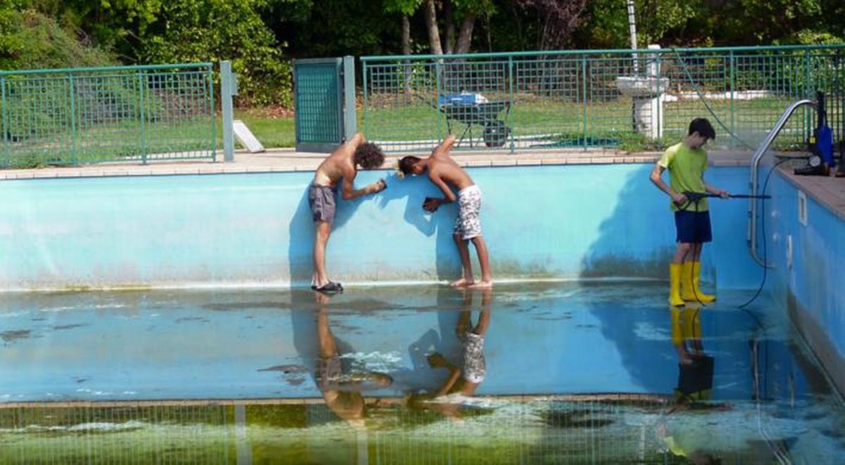 La ristrutturazione della piscina