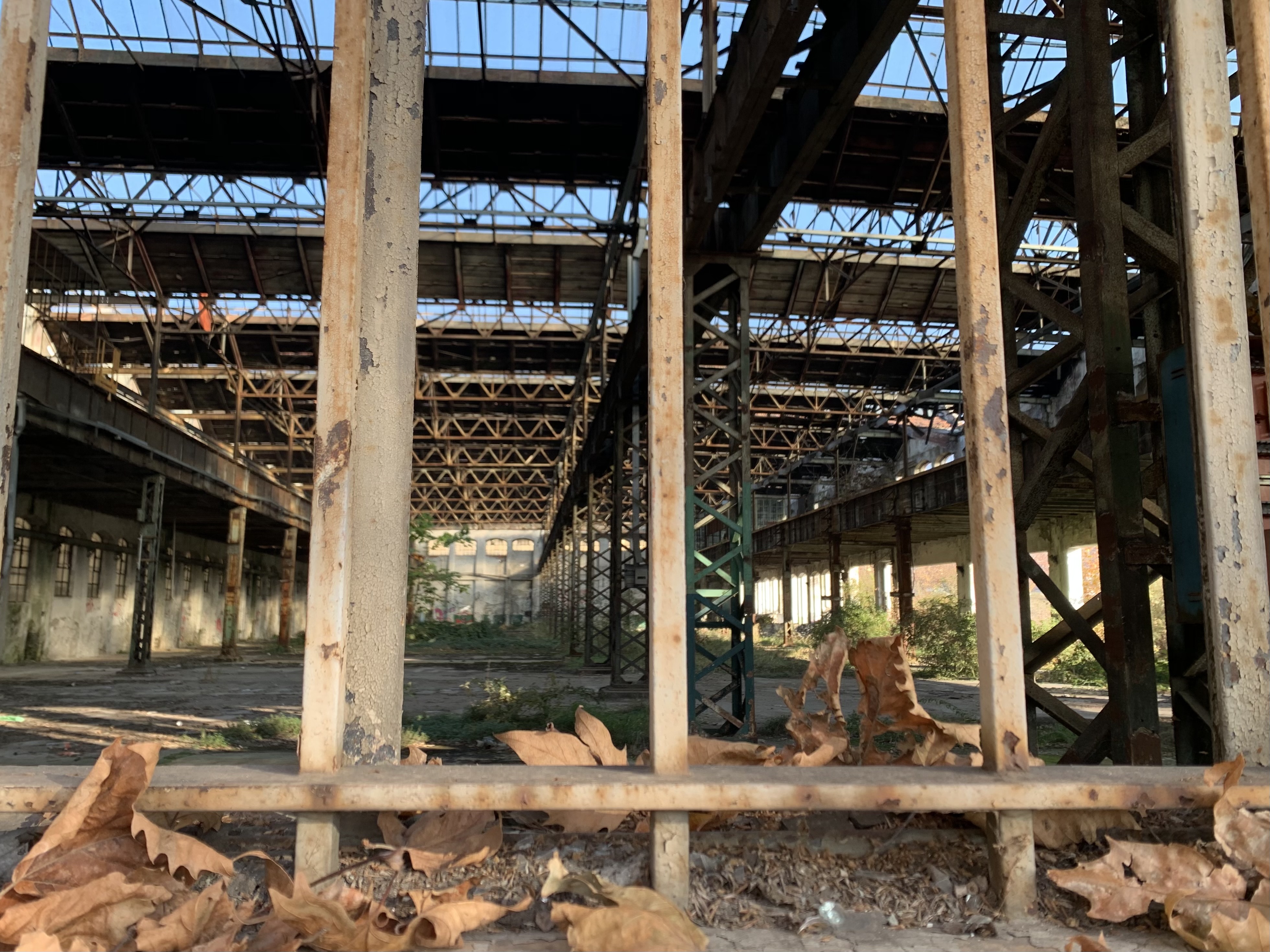 La fabbrica Grandi Motori abbandonata nel quartiere Aurora