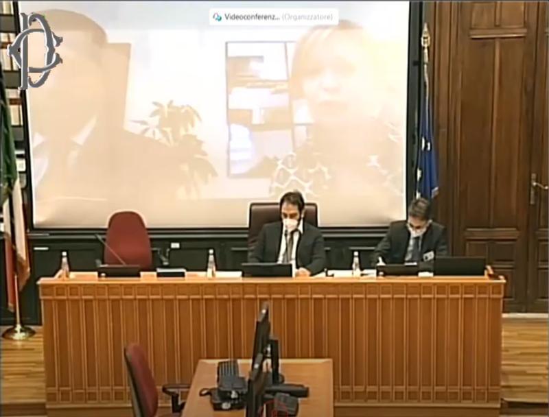 La commissione Affari costituzionali durante un'audizione sulle proposte di legge sulla "rappresentanza di interessi"