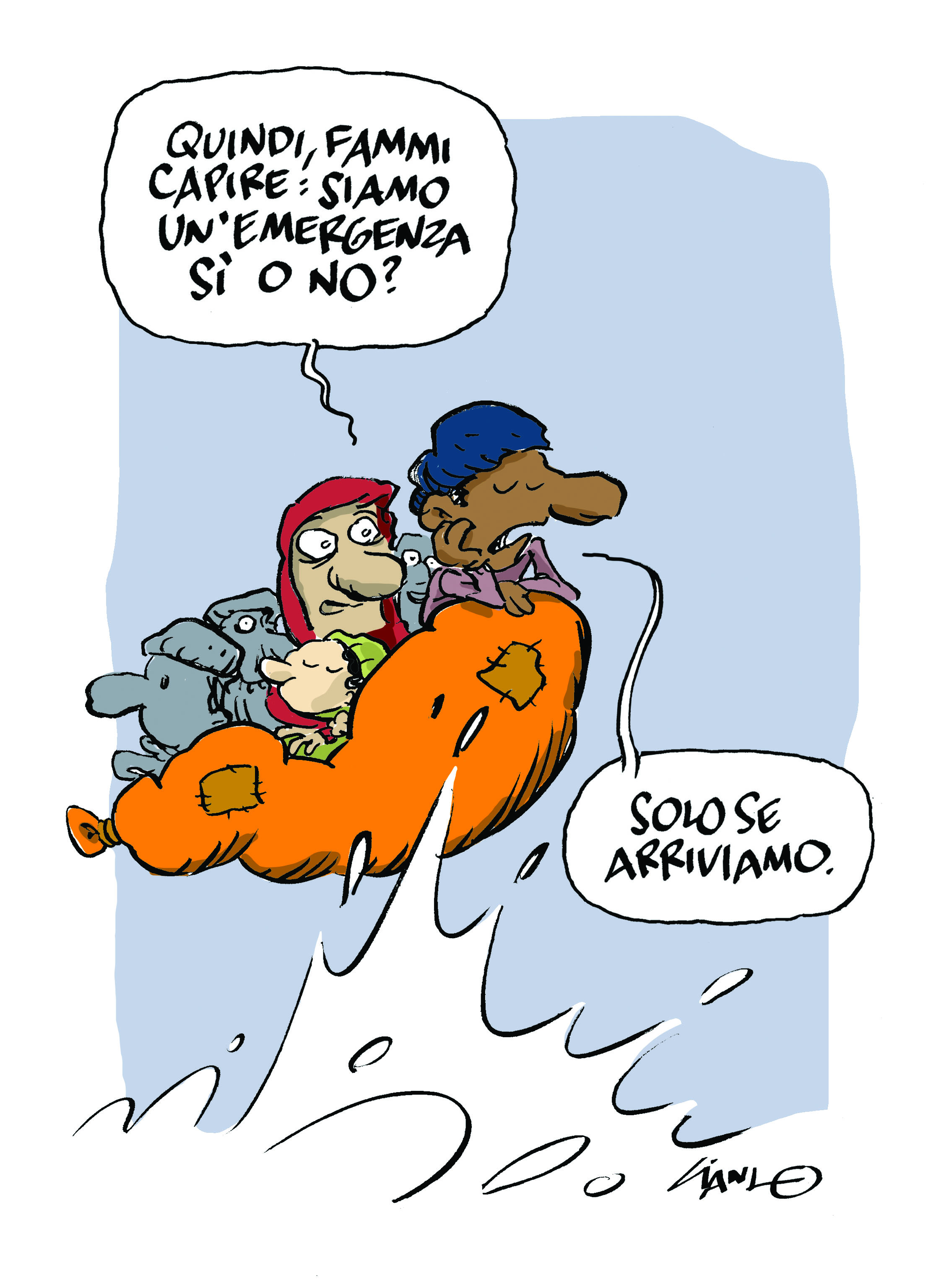 Basso Lazio, vignetta di Gianlo