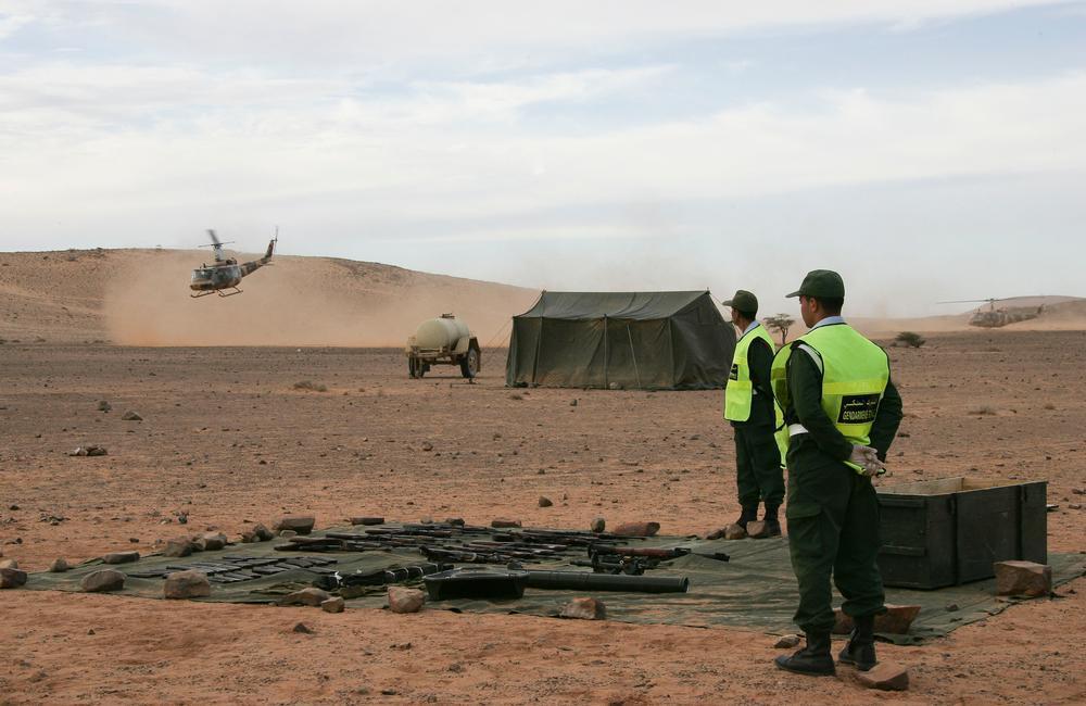 Sahara occidentale, 5 gennaio 2011, offensiva militare dell'esercito marocchino. A. Bounhar/AP