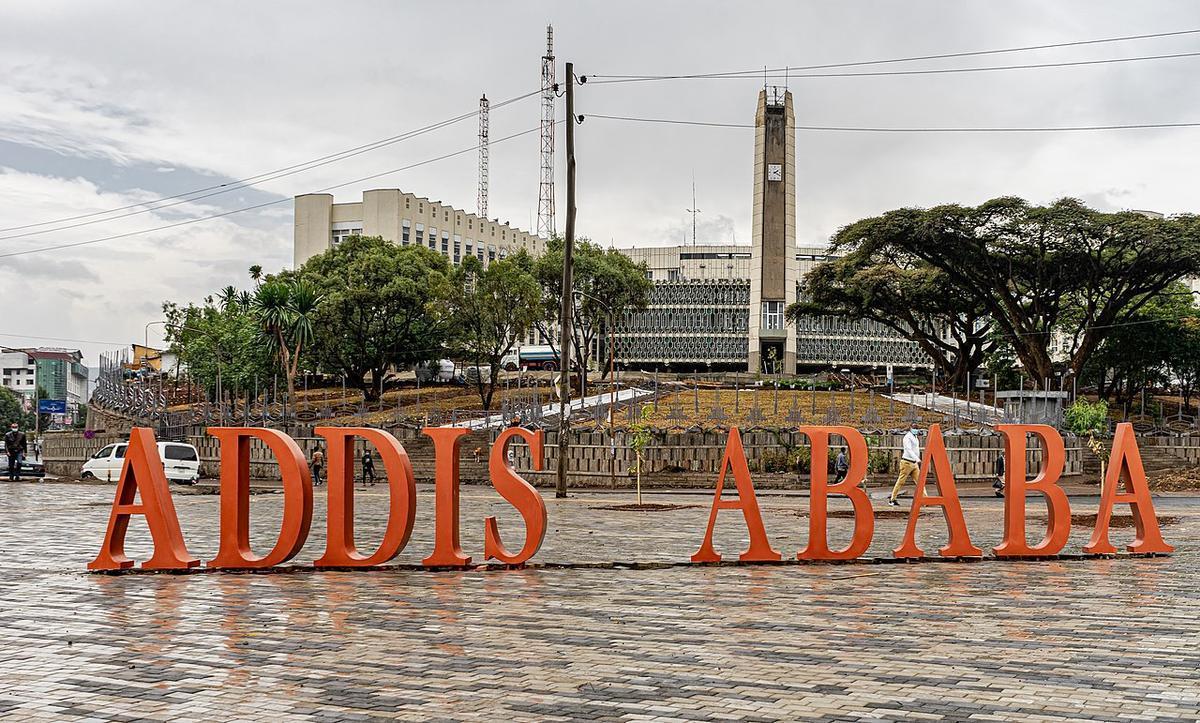 Uno scorcio di Addis Abeba, capitale dell'Etiopia