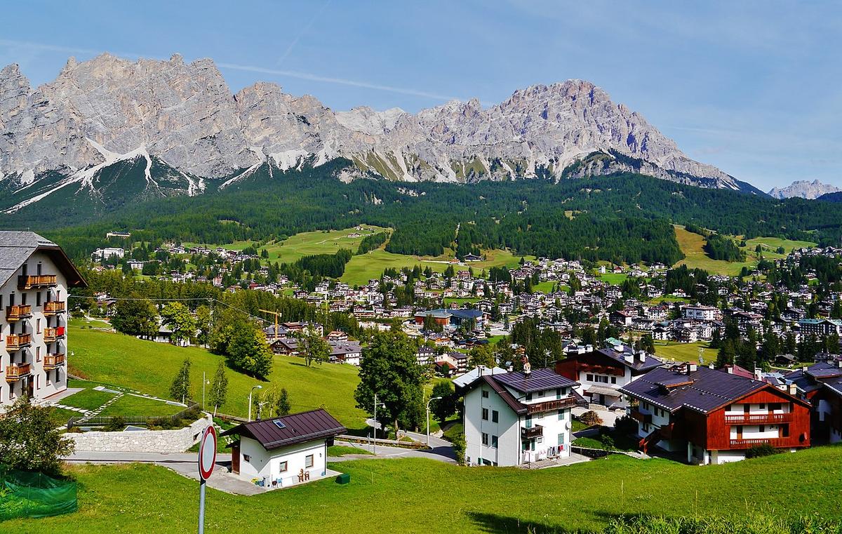 Cortina d'Ampezzo. Foto di Zairon/Wikimedia Commons
