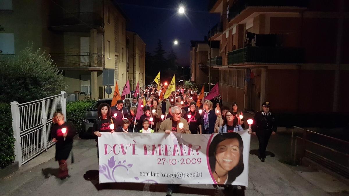 Manifestazione per l'anniversario della morte di Barbara Corvi. Credits: Fabrizio Ricci