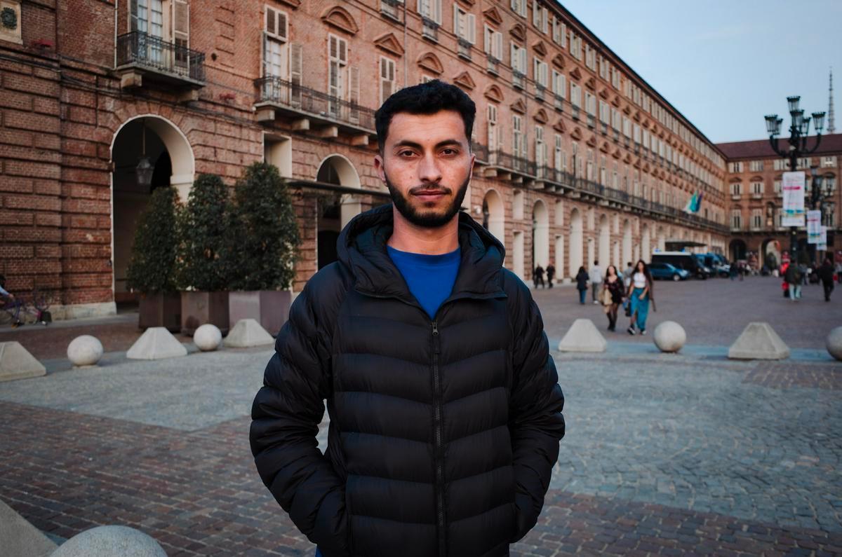 Torino, 11 ottobre 2025. Basel Adra ospite del Festival della missione (foto di Paolo Valenti)