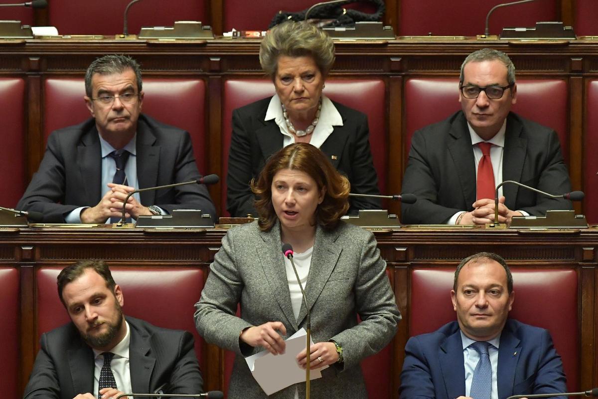 La deputata Maria Carolina Varchi (FdI) ha presentato la proposta di legge per introdurre il reato di apologia mafiosa (Foto di Umberto Battaglia per la Camera dei deputati)
