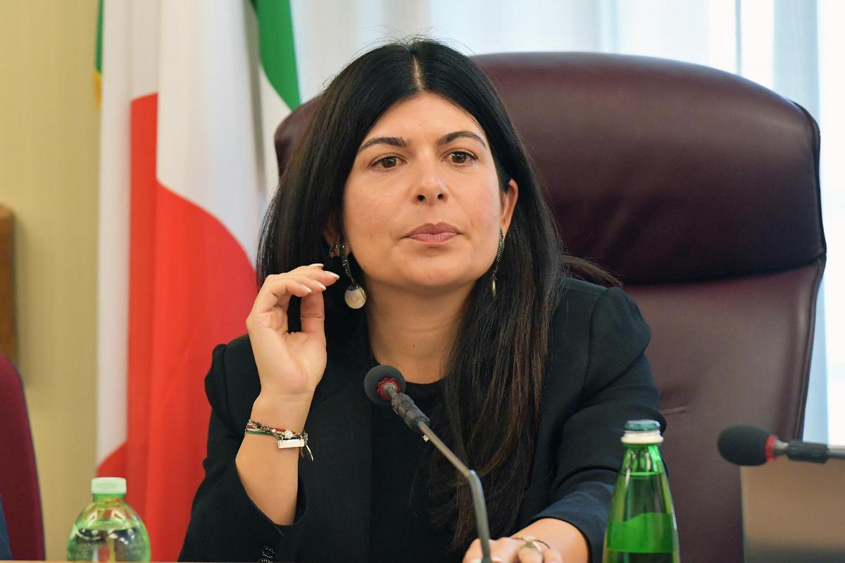 Roma, 10 ottobre 2023. La presidente della Commissione antimafia, Chiara Colosimo (Foto Umberto Battaglia/Camera dei deputati)