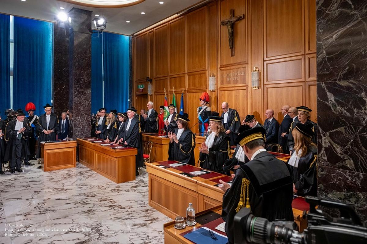 Roma, 24 febbraio 2026. La cerimonia di inaugurazione dell'anno giudiziario della Corte dei conti (© Corte dei conti)