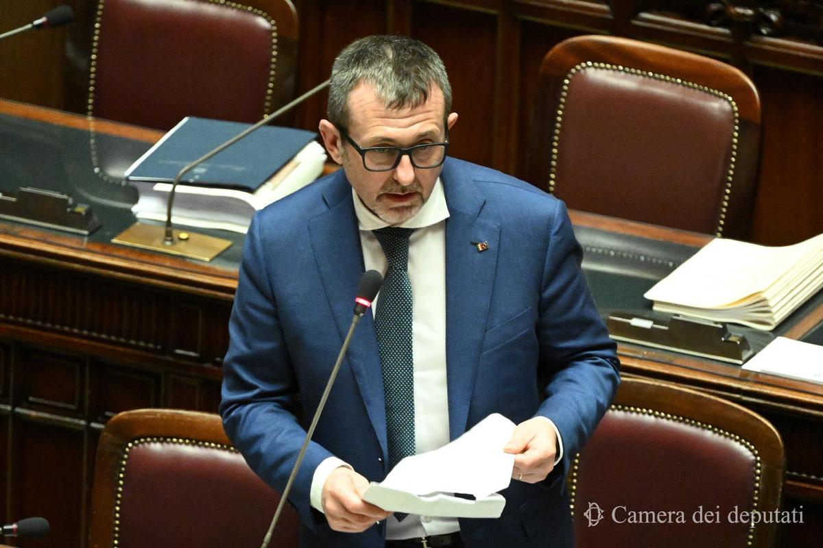 Roma, 17 gennaio 2024. L'allora sottosegretario alla Giustizia, Andrea Delmastro (Foto di Umberto Battaglia - Camera dei deputati) 