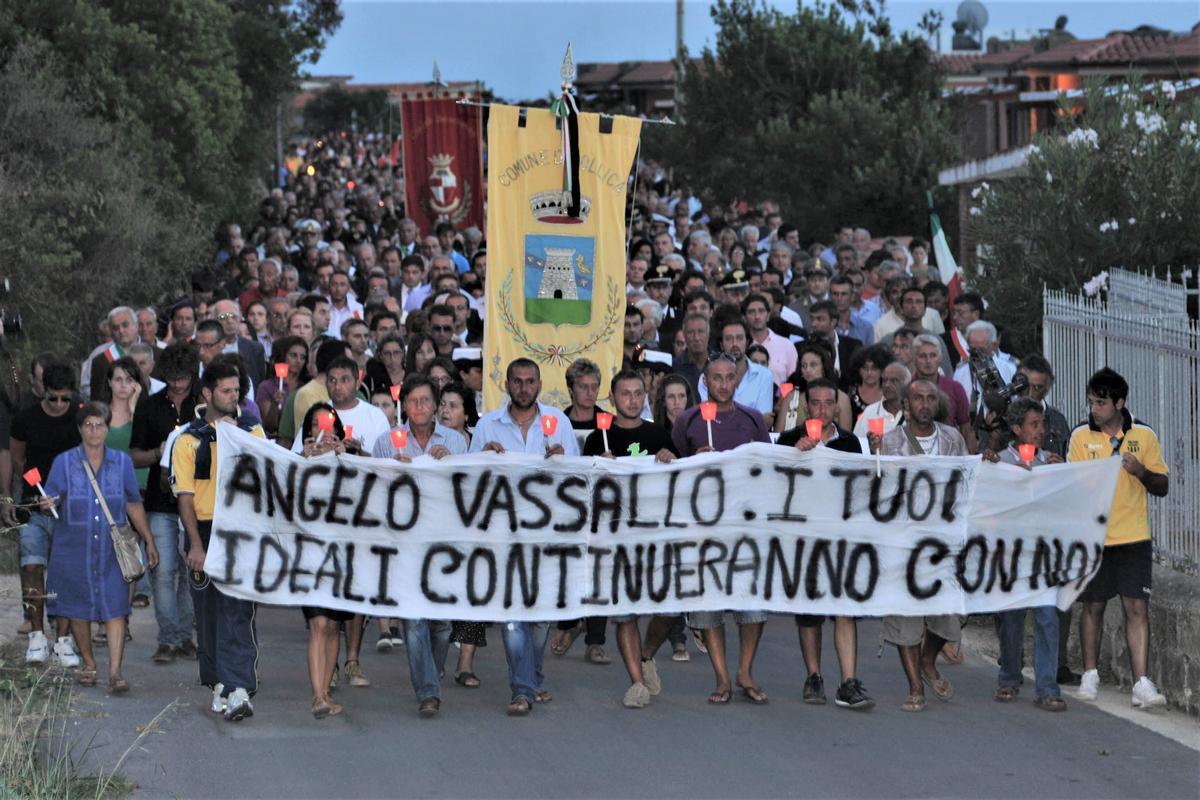 Pollica, la fiaccolata del 7 settembre 2010 per ricordare il sindaco Angelo Vassallo