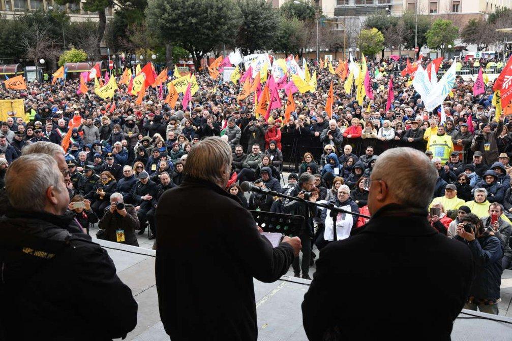 Il discorso di Luigi Ciotti a Foggia davanti ai partecipanti alla XIII Giornata