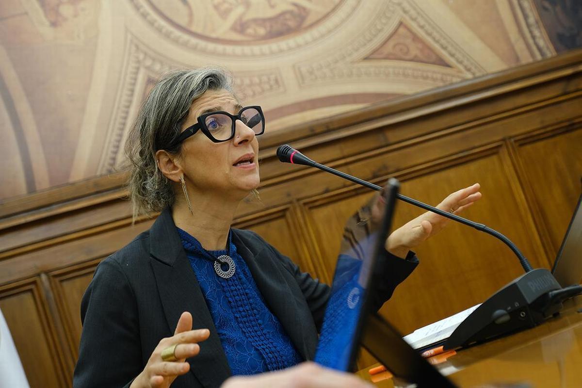 Lisbon, 27 July 2024. UN Special Rapporteur Francesca Albanese (Wikicommons CC 2.0)