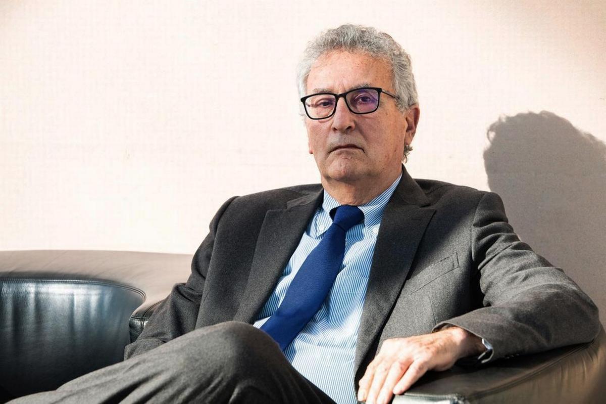 Brussels (Belgium), 2 March 2022. MEP Franco Roberti (Pd), former National Anti-Mafia Prosecutor. Emilie Gomez/© European Union 2022