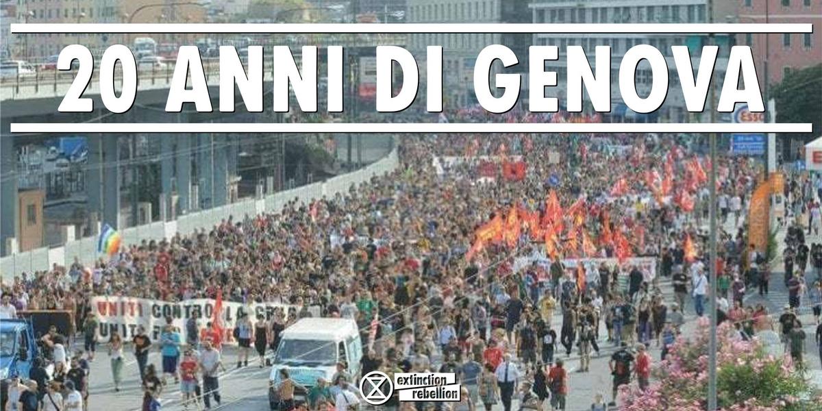 20 anni da Genova. Credits: Xr italia/facebook