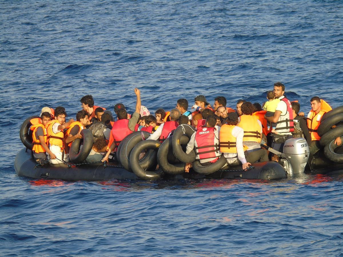 Imbarcazione abbordata durante l'operazione Poseidon di Frontex (CC BY-ND 2.0)