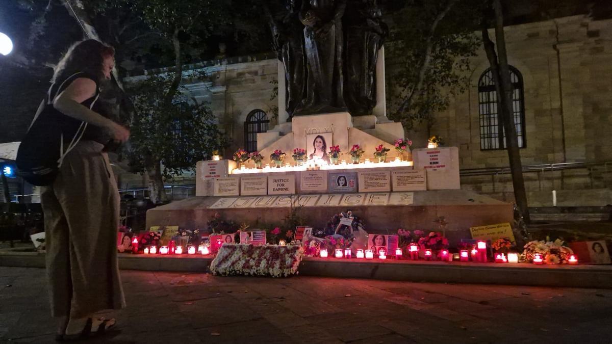 Malta, La Valletta. Piazza del Grande assedio è diventata il memoriale di Daphne Caruana Galizia