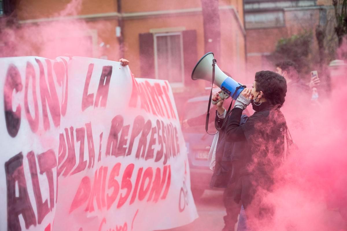 Bologna, manifestazione studentesca. Foto di Michele Lapini