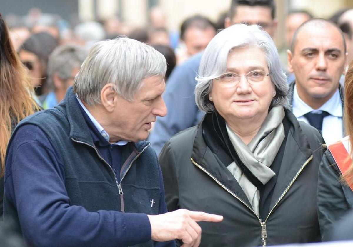 Luigi Ciotti e Rosy Bindi. Foto di T. Raffetti