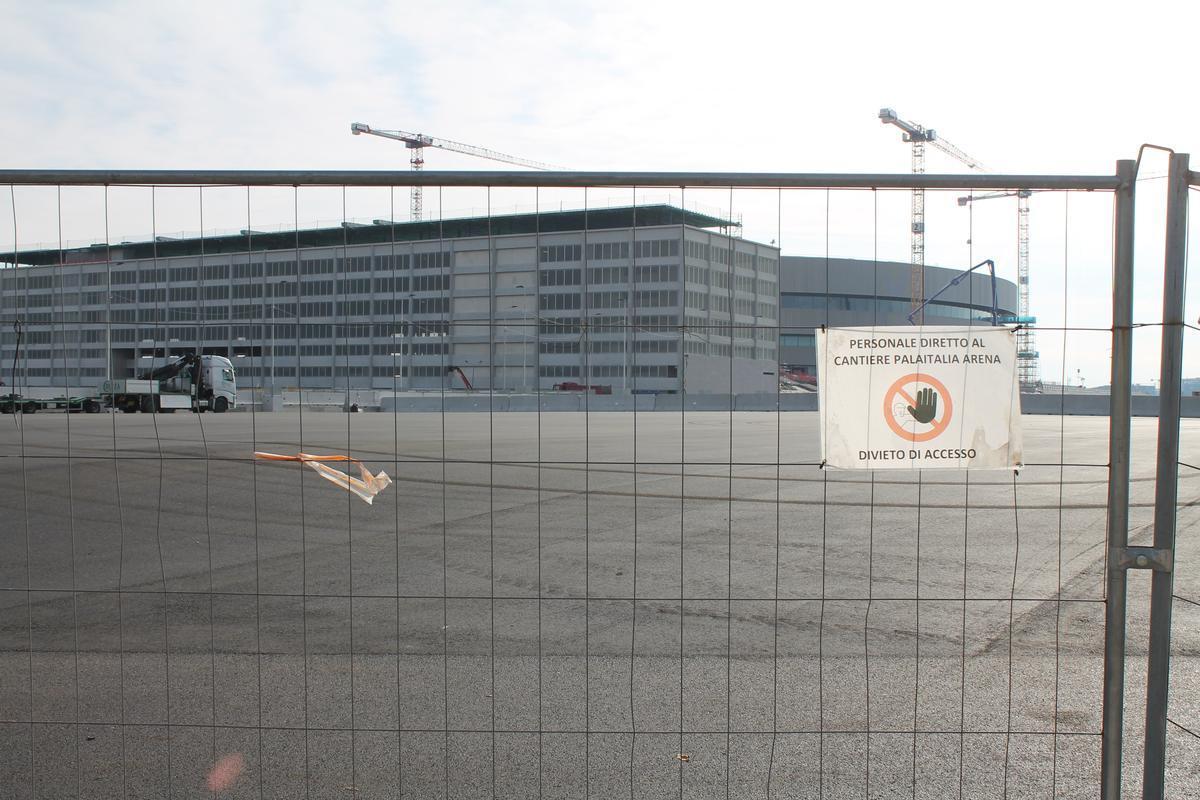 Milano, giugno 2025. Cantiere dell'arena Santa Giulia. Foto: N. Sclippa