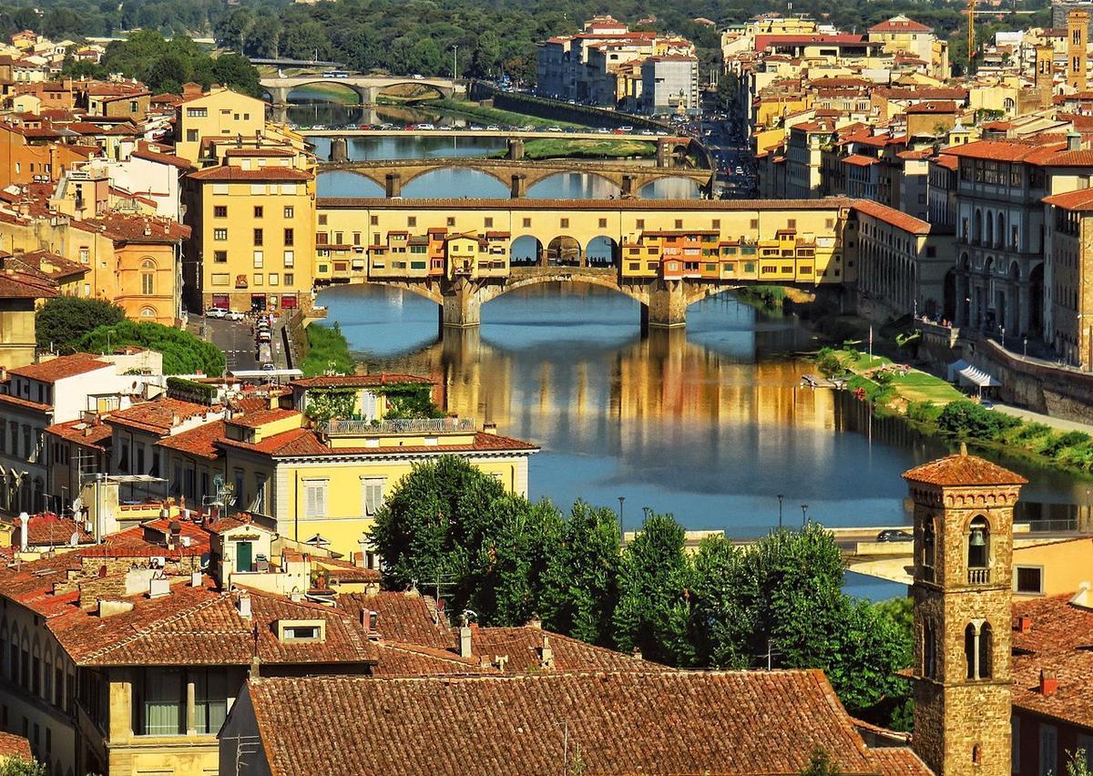 Veduta del Ponte Vecchio di Firenze. Foto di Propoli87/Wikimedia