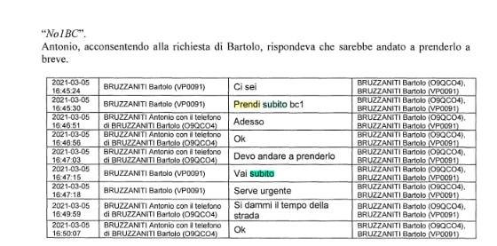 Bartolo Bruzzaniti chiede al fratello di recuperare No1BC al più presto