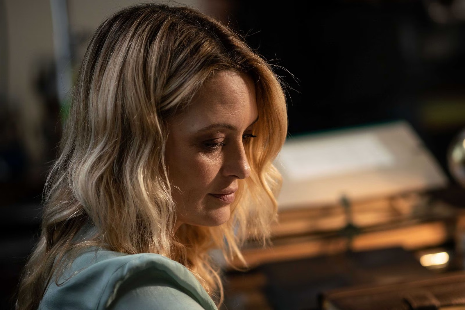 Carolina Crescentini interpreta la direttrice del carcere in "Mare fuori" (Foto Sabrina Cirillo/Ufficio stampa Rai)