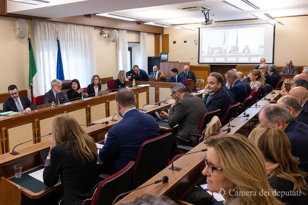 Roma, 6 marzo 2024. La Commissione parlamentare antimafia nel corso dell'audizione di Giovanni Melillo, procuratore nazionale antimafia e antiterrorismo (A. Para/Camera dei deputati)