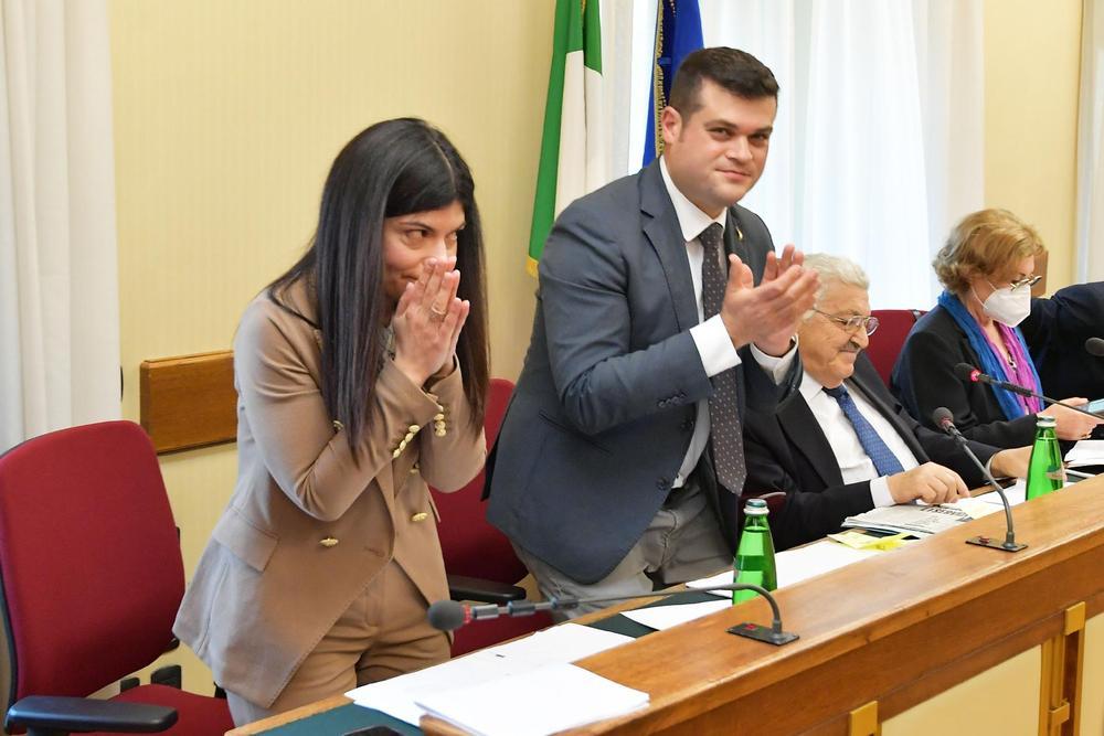 Da sinistra, la presidente della commissione antimafia Chiara Colosimo (FdI) e il deputato Erik Pretto (Lega), coordinatore del comitato sui beni confiscati