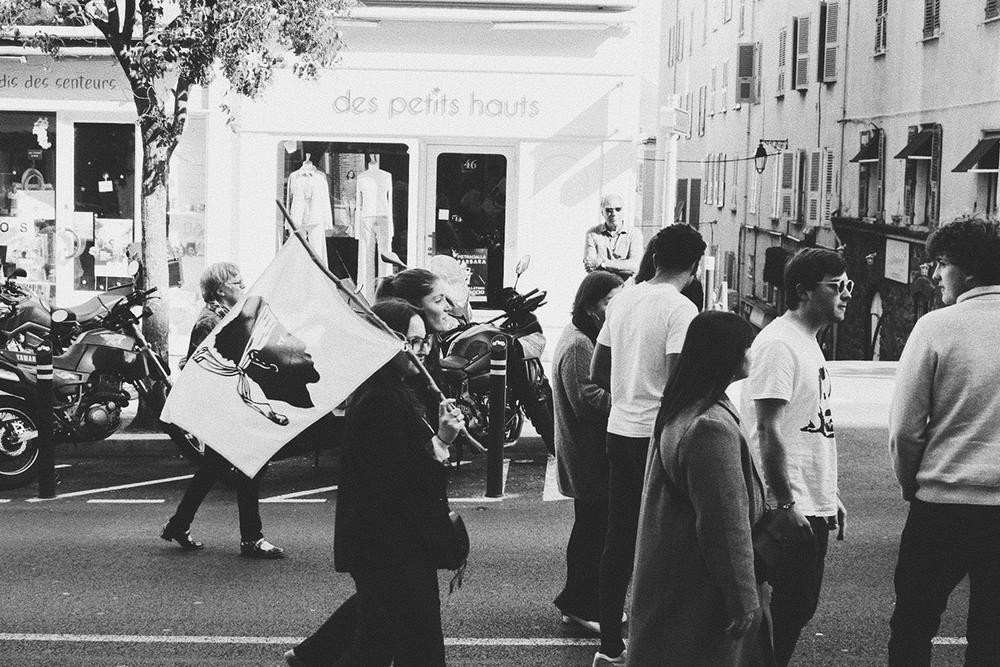 Una manifestazione antimafia in Corsica (Foto di Mona Favoreu)