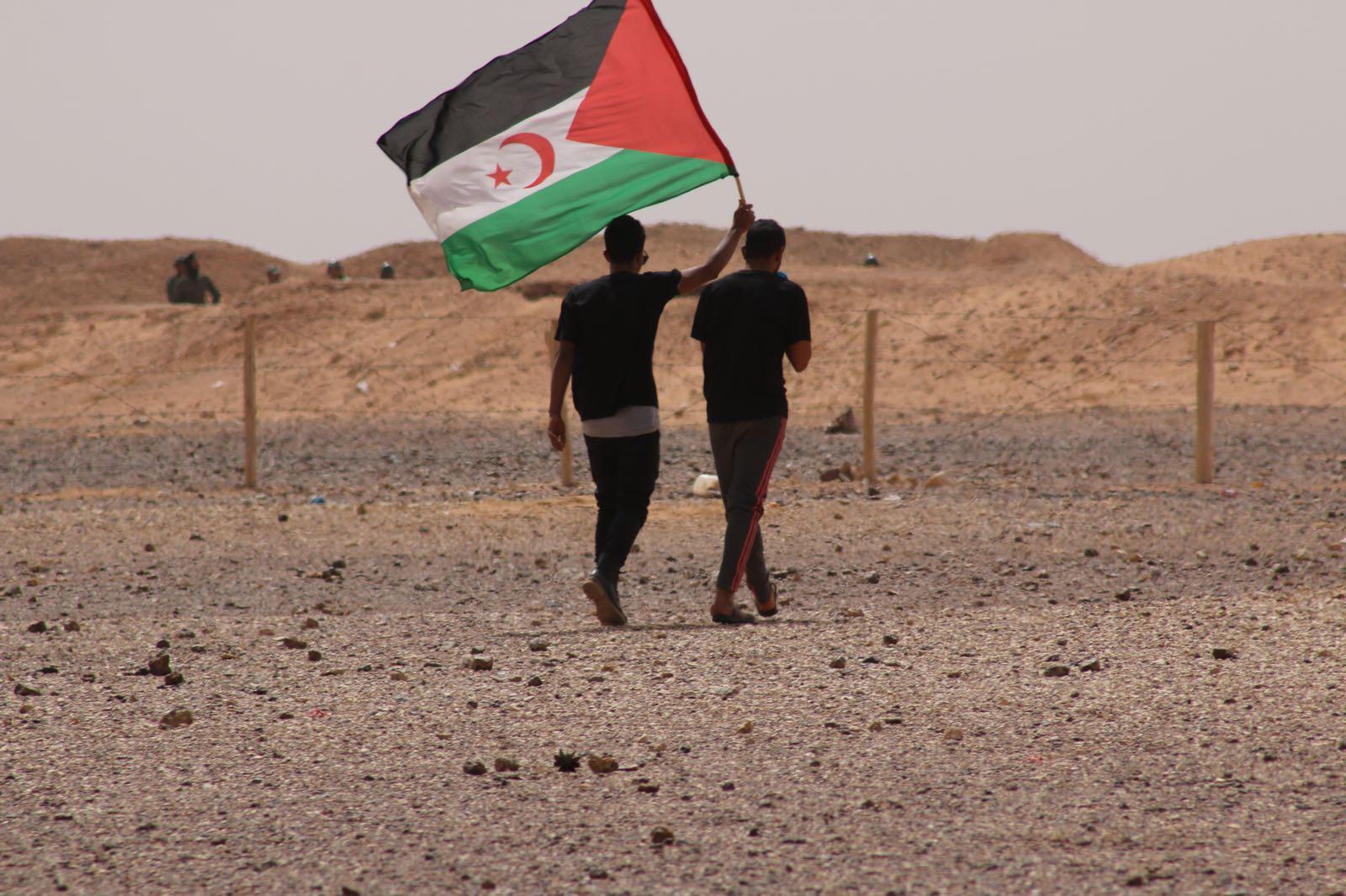 La bandiera della Repubblica democratica araba dei saharawi. Credits: Focus on Africa