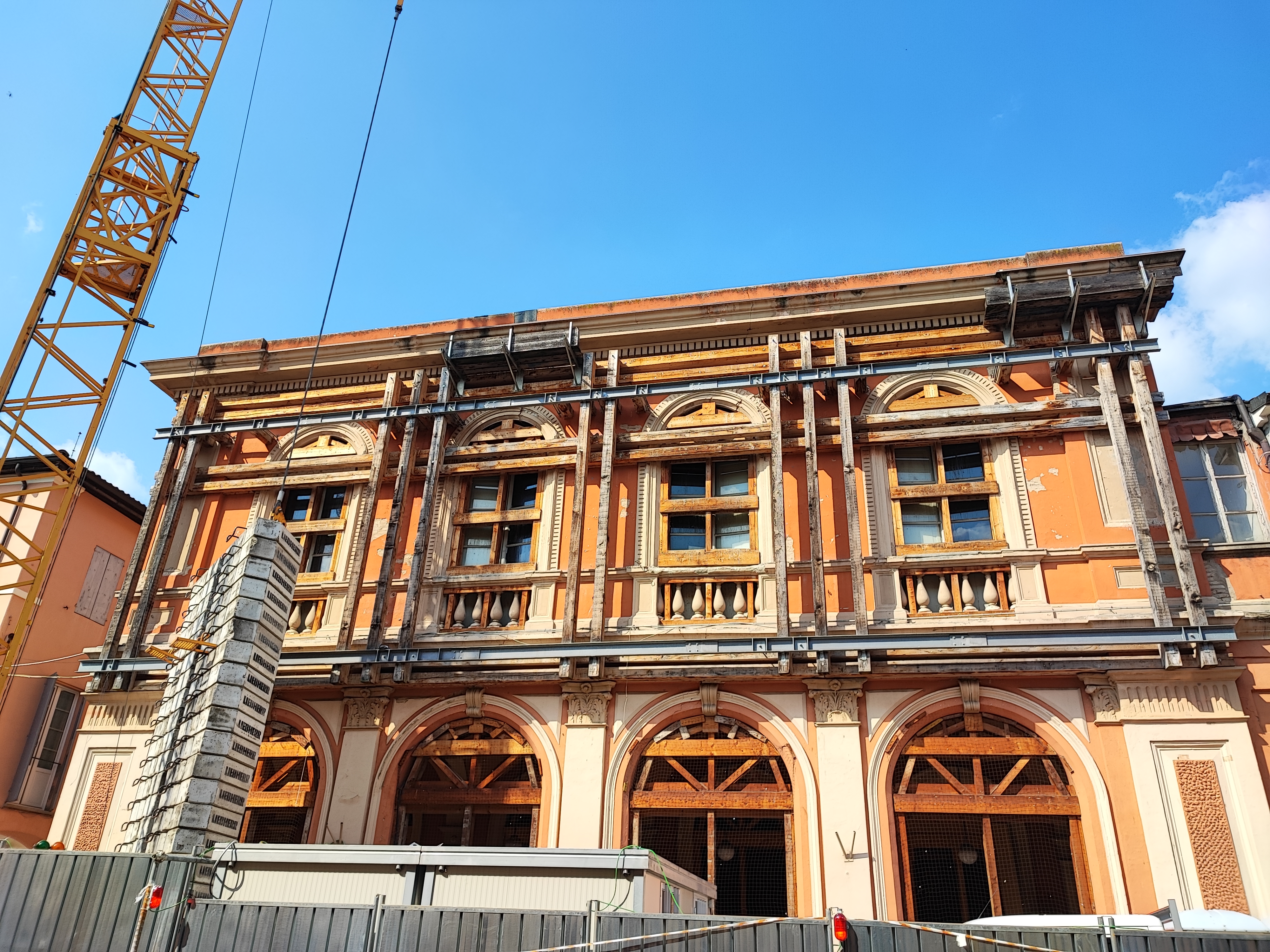 Teatro di Crevalcore, in ricostruzione