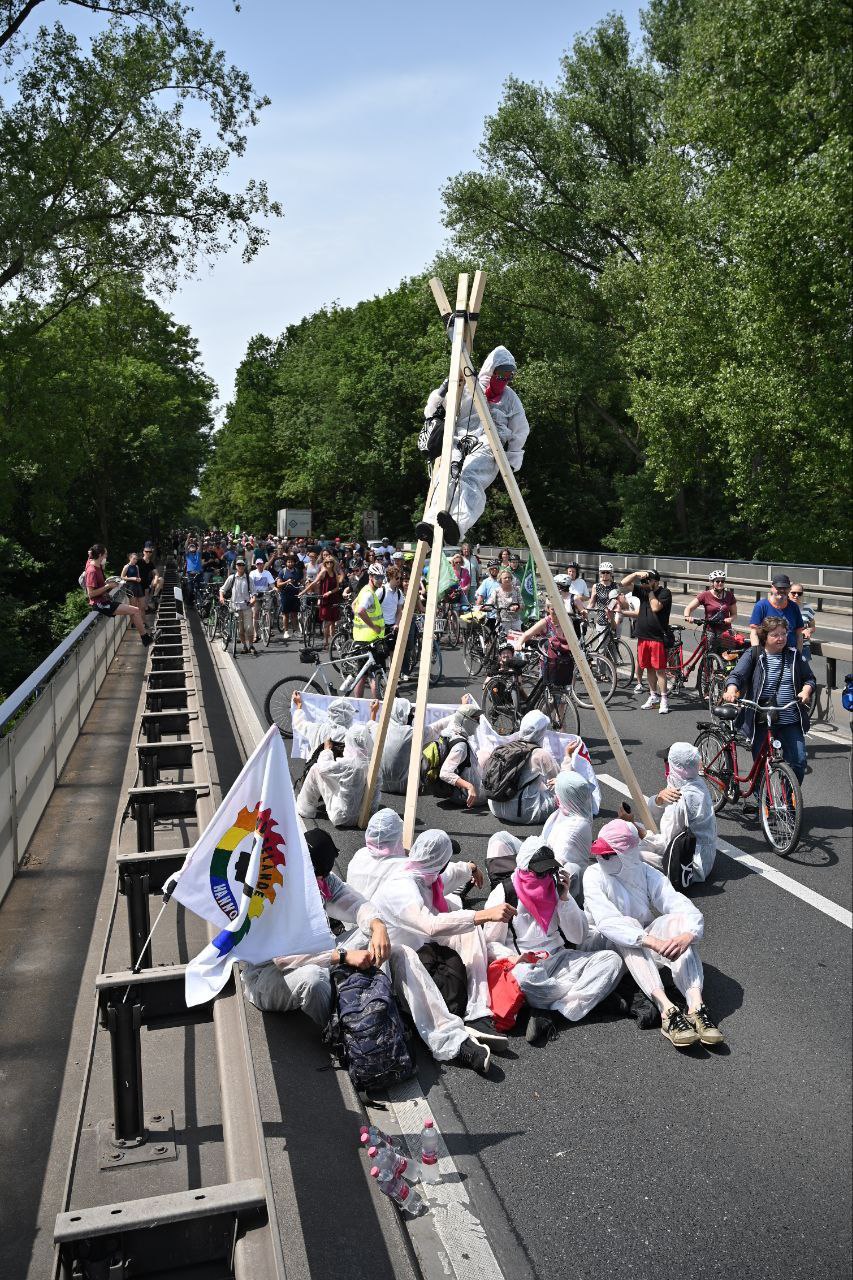 Ende Gelände durante la manifestazione del 20 giugno 2022. Foto: fb