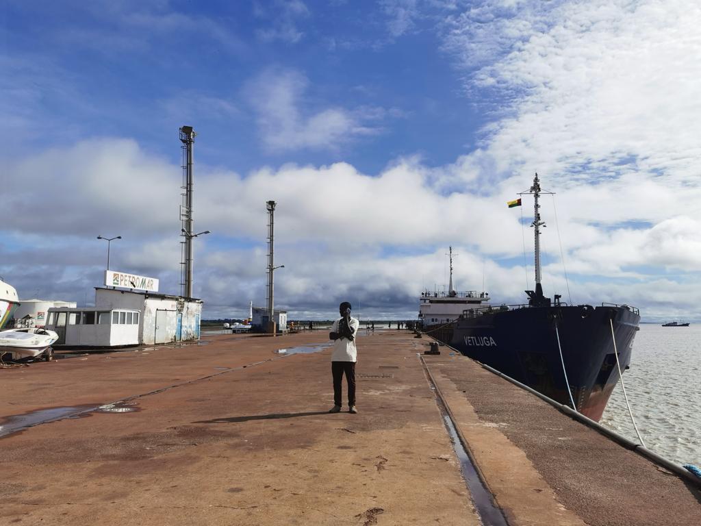 The port of Bissau, which can be accessed without controls