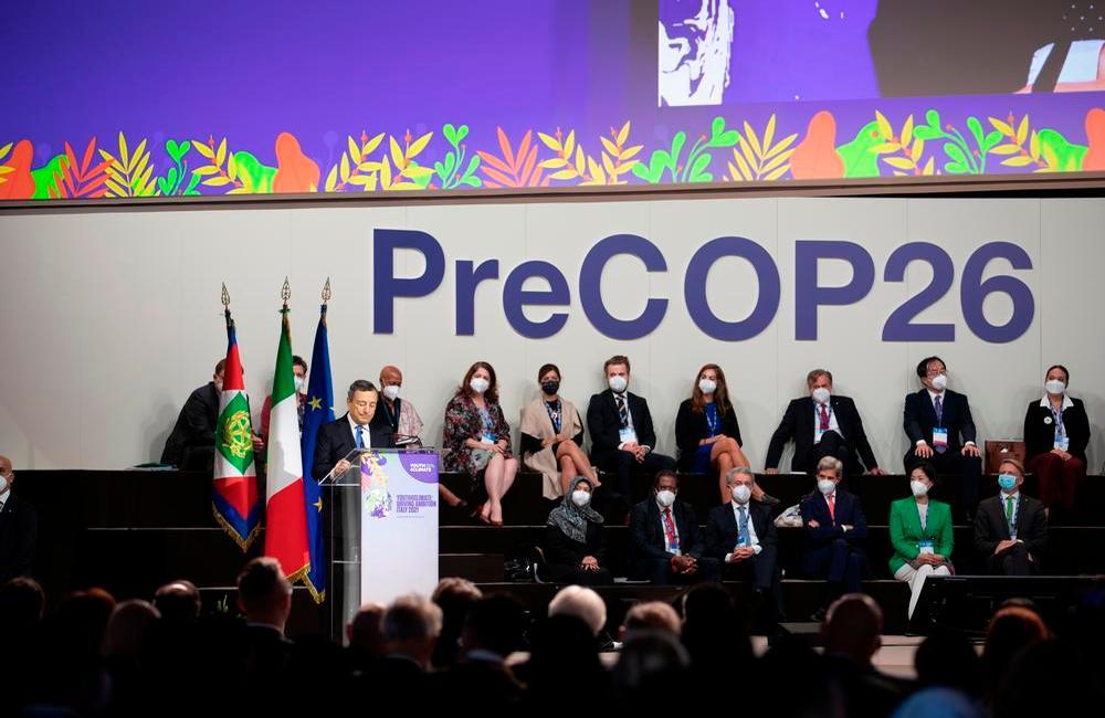 L'intervento del premier Mario Draghi alla presentazione del documento finale elaborato dai giovani delegati della Youth4Climate