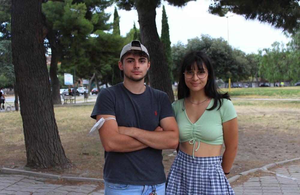 Silvia e Mariano, 17 anni, co-fondatori del giornalino indipendente sFoggia