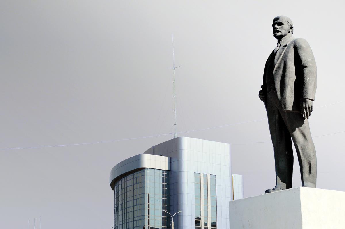 Statua di Lenin a Balakovo, Russia. Foto di Nicolas Dmítrichev