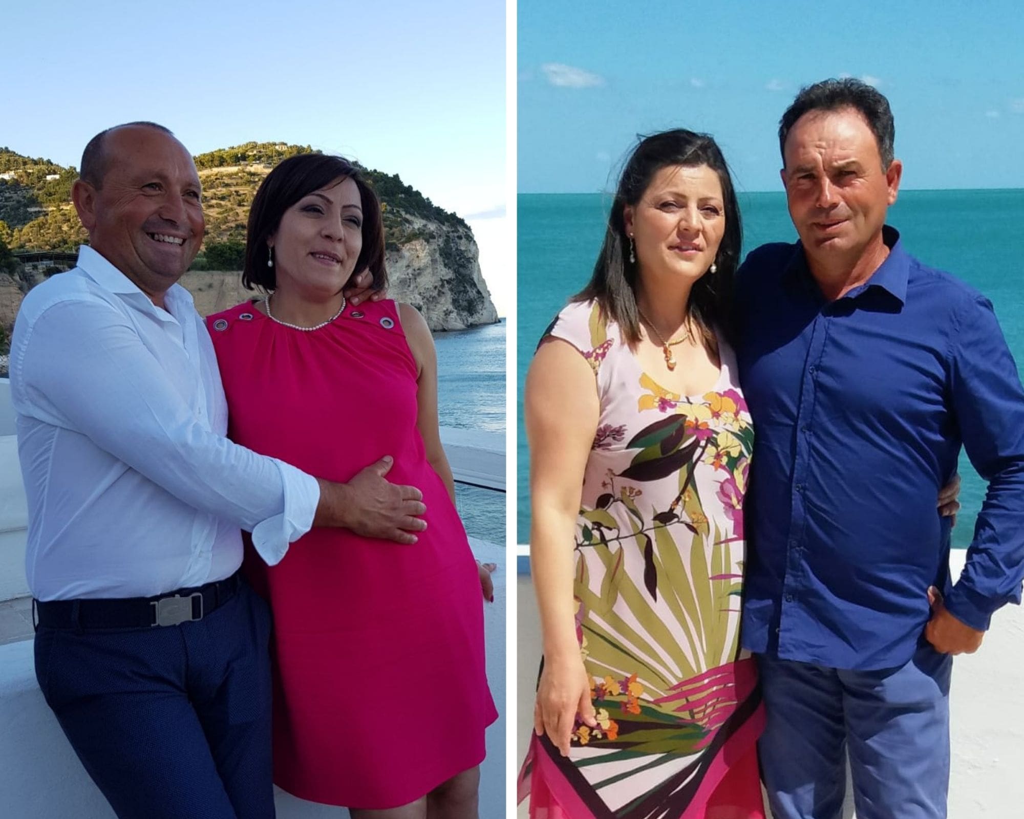 Da sinistra verso destra: Aurelio e Marianna Luciani; Arcangela e Luigi Luciani. Foto per gentile concessione di Arcangela e Marianna Luciani