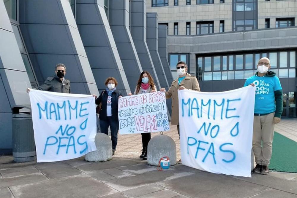 Membri del comitato Mamme no Pfas. Credits: Tommaso Meo