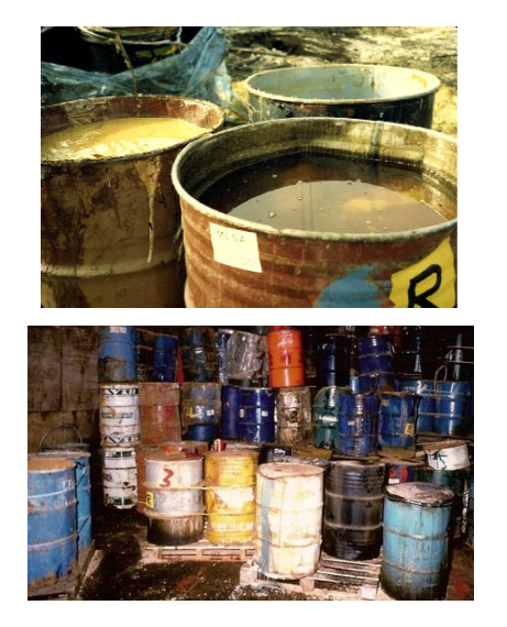 Alcuni rifiuti presenti sulle navi dei veleni dirette in Libano