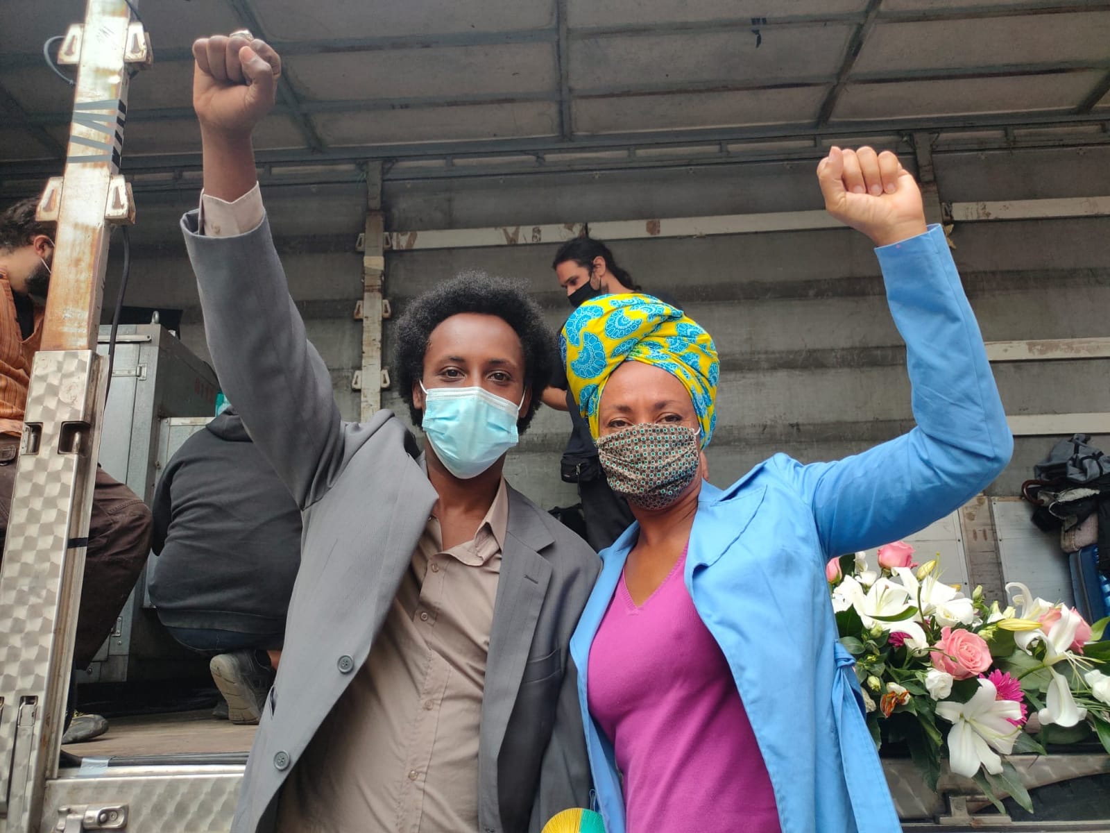 Foto della manifestazione del 3 ottobre, a Roma. Credits: Amin Nour