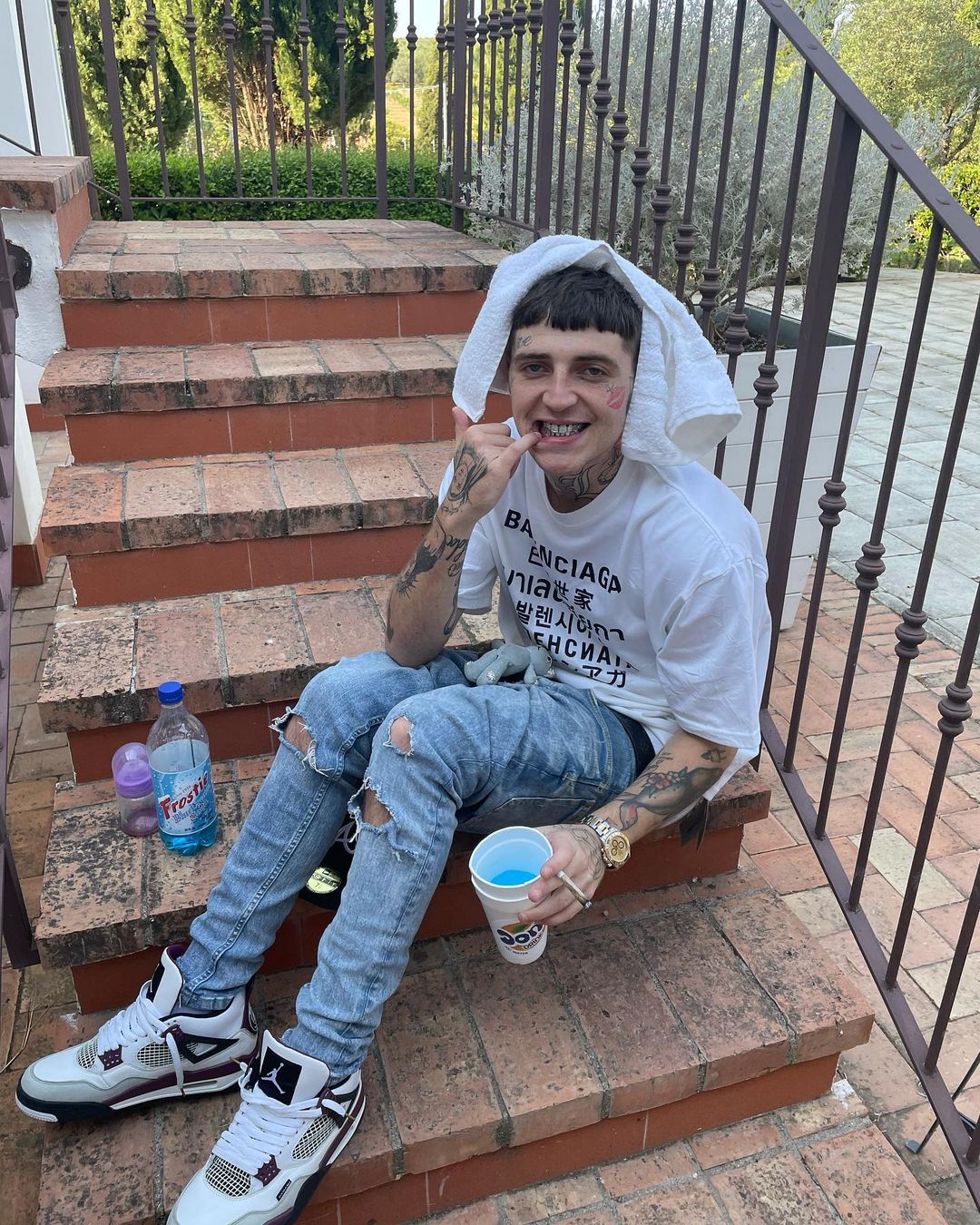 Il trapper Sapobully. Credits: Instagram