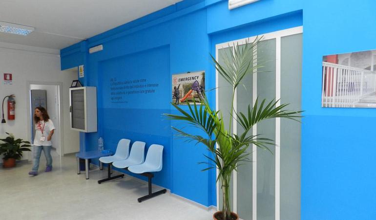L'ambulatorio di Emergency a Polistena all'interno del Centro polifunzionale Padre Pino Puglisi 