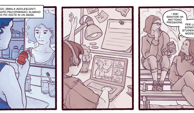 Graphic story: adolescenti drogati di psicofarmaci e indifferenza