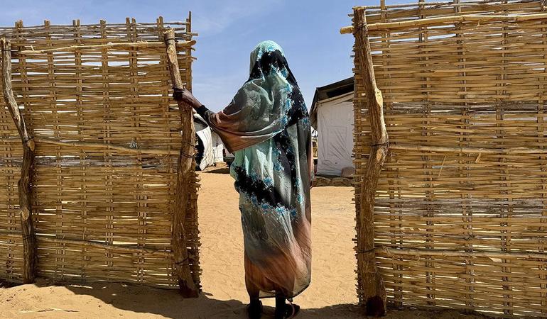Tawila (Sudan), 14 febbraio 2026. Aisha, sopravvissuta a violenze sessuali durante la fuga, ha ricevuto assistenza da Medici senza frontiere nel campo per sfollati (Cindy Gonzalez/Msf)