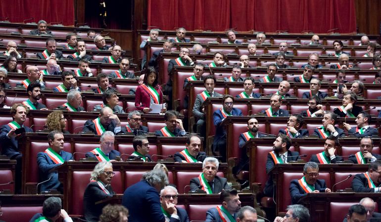 Le città del futuro (2017): una delegazione di 600 sindaci a Montecitorio (flickr)