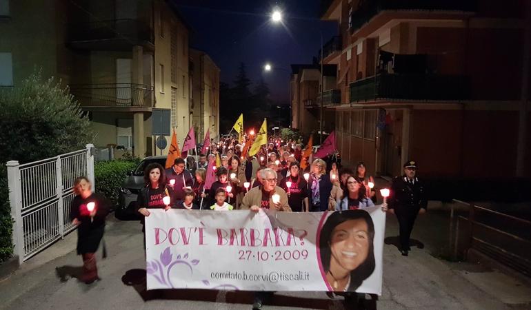 Manifestazione per l'anniversario della morte di Barbara Corvi. Credits: Fabrizio Ricci