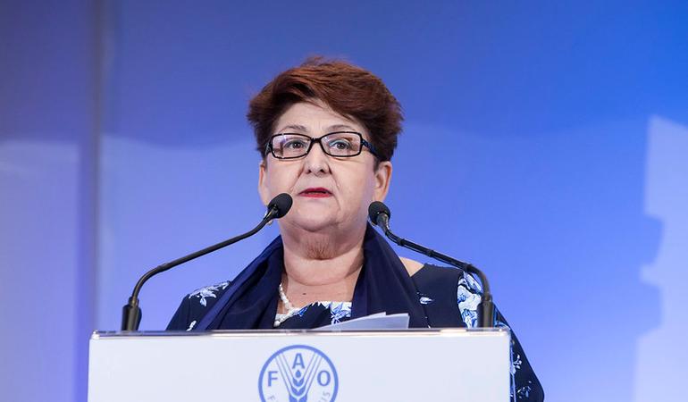 Teresa Bellanova. Credits: FAO/Giulio Napolitano