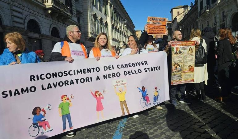 Roma, 27 gennaio 2026. Un presidio contro il dl Locatelli, che l'associazione Cfu ritiene insufficiente e inadeguato. Foto da Facebook
