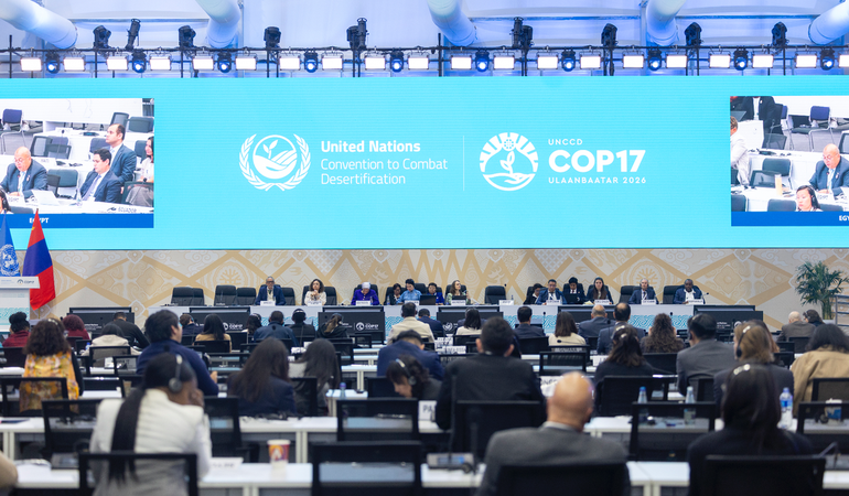 Ulaanbaatar (Mongolia), 29 agosto 2026. Plenaria della Conferenza delle parti alla Convenzione contro la desertificazione. Foto Unccd Cop17